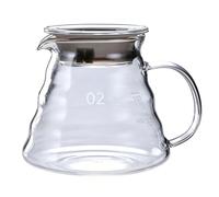 Cafetière en verre standard 2026 avec couvercle pour machines à café filtre, culture de la table élégante (B, taille unique)