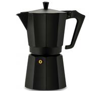 Cafetière espresso en aluminium Cafetière espresso noire pour 6 tasses
