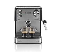 Cafetière Espresso - HAEGER - Super Espresso - Couleur Gris - Pression 15 bar - Infusion Manuelle