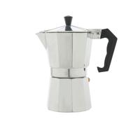 Cafetière Espresso Home En Aluminium Avec 6 Tasses, Poignée Et Bouton