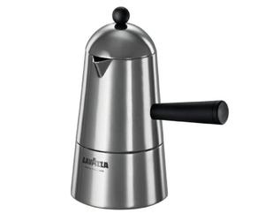 Cafetière Espresso ILSA Carmencita Classic, Aluminium, Poignée et Bouton Noirs, Capacité 20 cl, 3 Tasses