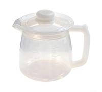Cafetière et lait en silicone, légère et multifonctionnelle pour le camping, la pêche ou les aventures de randonnée, 15 x 13 x 10,5 cm (500 ml, transparent)