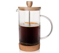 Cafetière et théière à piston en verre 1 l