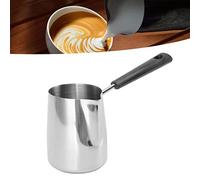 CafetièRe Et ThéIèRe En Acier Inoxydable, Avec Bec Verseur, PoignéE Longue, 600ml Boissons - CafetièRe à Lait,Carafe à Expresso Pour Aux Appartements, Maisons, Cuisines Et Bureaux