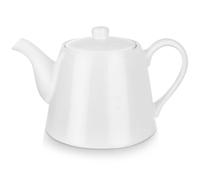 Cafetière et théière en porcelaine blanche 2 l