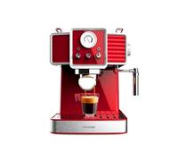 Cafetière Express Power Espresso 20 Tradizionale Light Red. 1350 W, Technologie ForceAroma de 20 bars, Vaporisateur