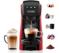 Cafetière Expresso 5 En 1 Warriors1 20 Bar 0 8L Compatible Nespresso Dolce Gusto Lavazza Café Moulu