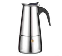 Cafetière expresso à moka avec options de 2/4/6/9 tasses, cafetière italienne et cafetière en acier inoxydable, percolateur compatible avec (300 ml)