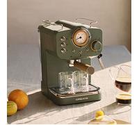 CREATE Cafetière expresso THERA RETRO – 15 bars, 1100 W, réservoir 1,25 L – Sauge