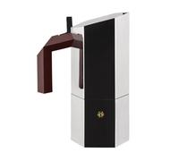 Alessi Cafetière moka Menhir 15cl bordeaux, acier inoxydable LxlxH 7,5x14x18cm