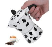 Cafetière Expresso et percolateur, 150 ml (3 tasse) Handle anti-scalding et filtre en aluminium de cafés en aluminium pour le bureau à domicile