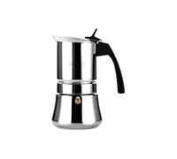Cafetière Expresso Italienne Induction, Acier Inoxydable 4 Tasses de Café,, Etnica, , Argent