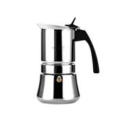 Cafetière Expresso Italienne Induction, Acier Inoxydable 4 Tasses de Café,, Etnica, , Argent