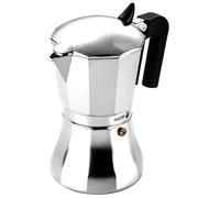 Cafetière Expresso Italienne Induction Aluminium 12 Tasses Café, Vitrocéramique Argent Fagor Cupy