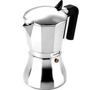 Fagor – Cafetière expresso italienne Cupy – Aluminium, induction, 6 tasses, vitrocéramique – Argent