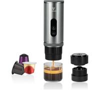 Cafetière Expresso Portable 12V 15000mAh, Chauffe Rapide, Compatible Capsules NS Pour Camping Et Voiture