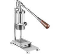 Cafetière expresso portable pressée à la main, poignée en bois massif, compatible avec porte-filtre de 58 mm pour cappuccino, latte et macchiato