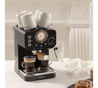 THERA RETRO MATT - Cafetière Expresso Avec Finition Mate Noir
