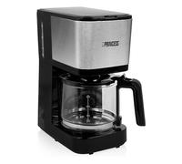 Cafetière Filtre 1,25 L Noir Mat & Inox Brossé