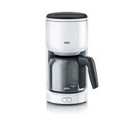 cafetière filtre 10 tasses 1000w blanc - kf3120wh