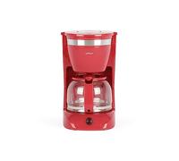 Cafetière électrique - LIVOO - DOD163RC - 800 W - 1,25 L - 12 tasses - Rouge