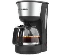 Cafetière filtre 12 tasses inox avec mousseur à lait