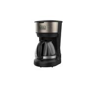 BLACK+DECKER - Cafetière à Filtre BXCO600E | 600W | 6 Tasses | Carafe en Verre Graduée | Filtre Permanent Amovible | Plaque Chauffante | Nettoyage Facile | Design Compact
