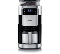 Cafetière filtre isotherme avec broyeur Severin KA 4814 inox + offre cadeaux - Programmable (Timer)