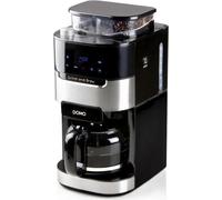Cafetiere filtre avec moulin intégré - DOMO - DO721K - 900 W - 1,5 L - 12 tasses - 200 g de grains - Ecran LCD - 3 intensités -
