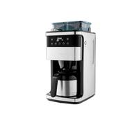 Cafetière Filtre Digitale Isotherme avec Broyeur - MD19899 - 1000W - 1L - 8 Tasses - Inox/Noir