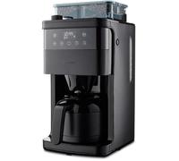 Cafetière Filtre Digitale Isotherme avec Broyeur - MEDION - 1000W - 1,0L - Noir