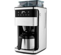 Cafetière Filtre Digitale Isotherme MEDION Broyeur 1000W 1.0L Silver