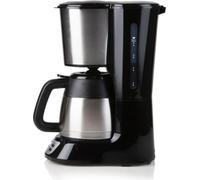 Cafetiere filtre - DOMO - DO709K - 1000 W - 1 L - 8 tasses - Ecran LCD - Minuteur 24 h - Acier inoxydable
