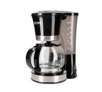 Cafetière Filtre Électrique - EDM - 12 tasses - 800W - Programmable - Noir
