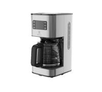 Electrolux Cafetière filtre Create 5 E5CM1-6ST, Sélection d'arômes et minuterie programmable, Puissance 1000 W, Verseuse isotherme 1,38 L, Arrêt automatique, Acier Inoxydable