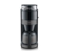 Severin Cafetière filtre isotherme 4831 – 8 tasses, 900 W, moulin intégré – Noir