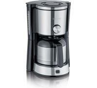Cafetiere filtre isotherme SEVERIN KA4845 - 8 tasses - 1 L - 1 000 W - Sélecteur d'arôme - Inox/Noir