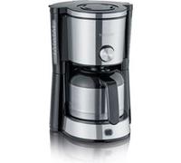 Cafetiere filtre isotherme SEVERIN KA4845 - 8 tasses - 1 L - 1 000 W - Sélecteur d'arôme - Inox/Noir G