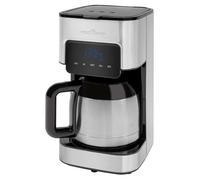 Cafétière Filtre Machine à Café Programmable 10 Tasses Inox Proficook KA 1191 900W Noir/Argent
