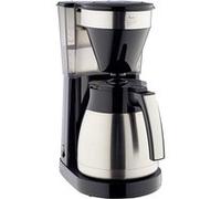 Melitta Cafetière filtre Easy Top Therm II Steel, 10 tasses, noir, porte-filtre lave-vaisselle