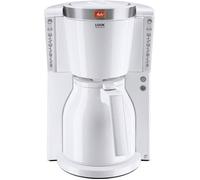 Cafetière blanche Melitta Look IV Therm Selection 1011-11 Blanc/acier brossé + offre cadeaux - Arrêt automatique