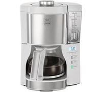 Cafetière filtre Melitta Look V Timer 1025-07 1080 W Blanc Blanc Argent G