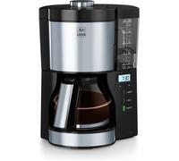 Cafetière filtre Melitta Look V Timer 1025-08 Noir/Acier Brossé