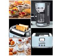 Cafetière filtre - MUSE - Vintage - 1,4 L - 1000 W - Maintien au chaud 40 min