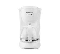 Cafetière filtre Orbegozo CG 4051 - Capacité de 12 tasses - Verseuse en verre de 1,25 L - Filtre permanent - Réservoir avec indicateur d'eau - Maintien de la chaleur pendant 30 min - Couleur blanche