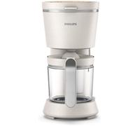 Cafetière Philips Home Eco Conscious Edition 5000er Serie HD5120/00 blanc soie, mat Nombre de tasse=10 fonction de conservation