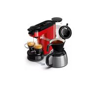 Cafetière filtre - Philips - SENSEO SWITCH HD6592/85 - Rouge - Filtre - Dosettes compatibles