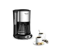 Cafetière Filtre Programmable 1,25 L Inox/Noir