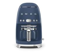 Smeg Cafetière à filtre DCF02NBEU 1050 W, 12 tasses, Fonction Arôme, Autostart – Bleu Navy