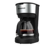 Cafetière filtre - Taurus - Capacité 6 tasses - 600W - Pichet en verre - Filtre réutilisable - Arrêt automatique